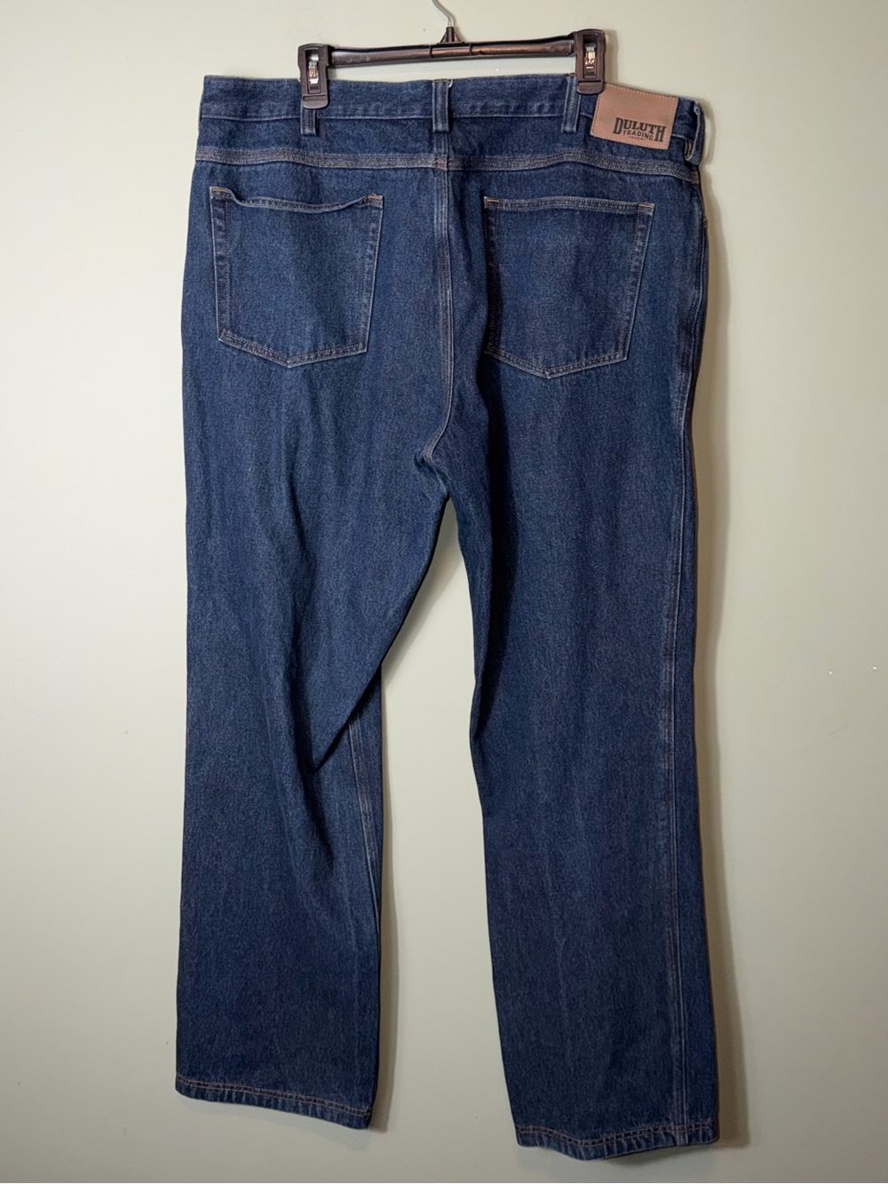 Duluth Trading Men's Dark Blue Denim Jeans 40X34 - Picture 3 of 6